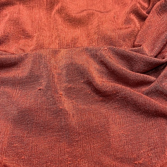 Lucy in the Sky Ruched One Shoulder Mini Dress Rust Red Sz XS - Picture 5 of 7